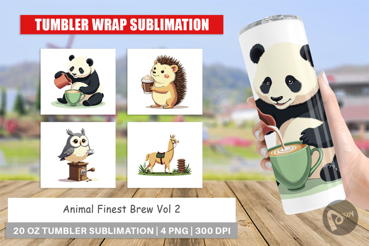 Tumbler Animal Finest Brew