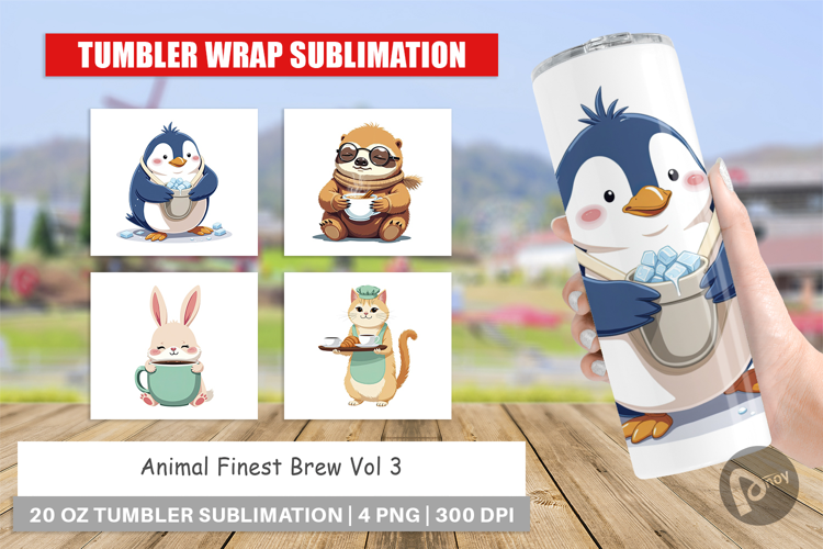 Tumbler Animal Finest Brew