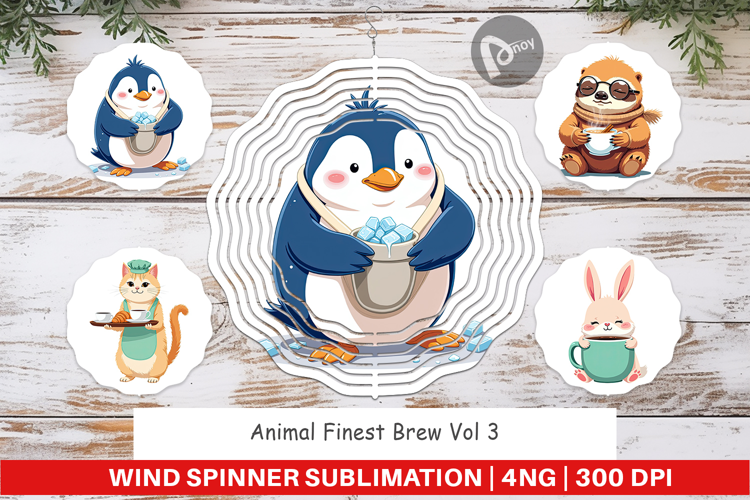 Wind Spinner Animal Finest Brew