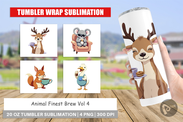 Tumbler Animal Finest Brew