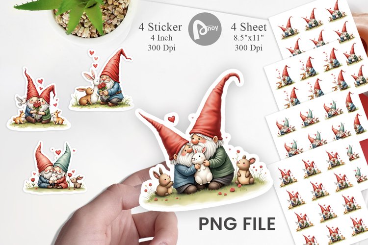 Valentine Gnome Png Image 14