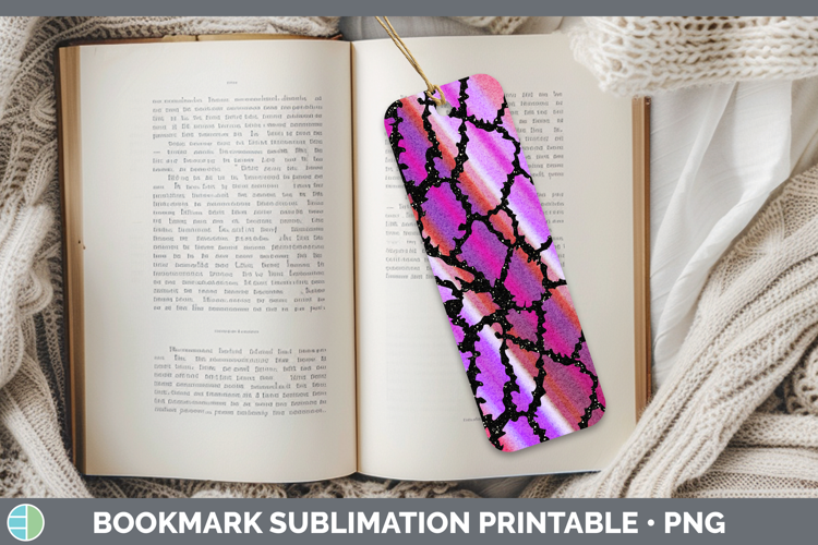 Animal Giraffe Print Bookmark Sublimation Printable Designs