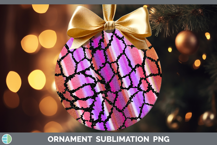 Animal Giraffe Print Ornament Sublimation Bauble Designs