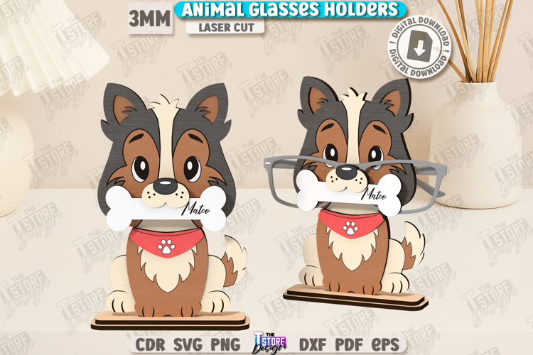 3D Glasses Holder Laser Cut|Personalized Design|Kids SVG|CNC