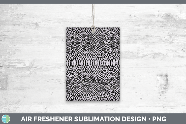 Animal Glitter Snake Print Air Freshener Sublimation Car Fre
