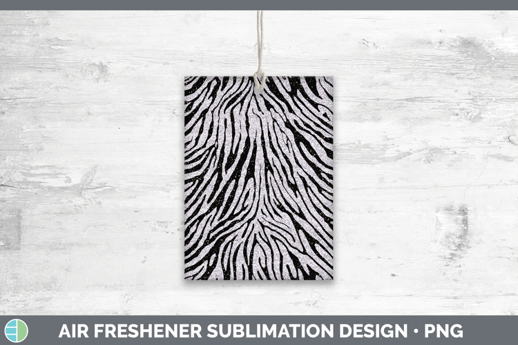 Animal Glitter Zebra Air Freshener Sublimation Car Freshener