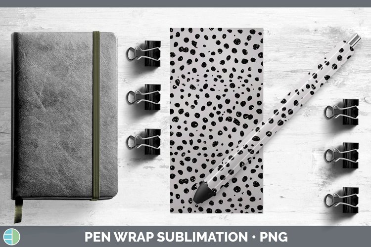 Animal Gray Cheetah Print Pen Wrap Sublimation Pen Designs