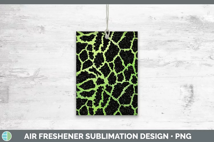 Animal Green Giraffe Air Freshener Sublimation Car Freshener