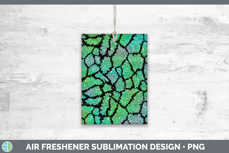 Animal Green Giraffe Print Air Freshener Sublimation Car Fre