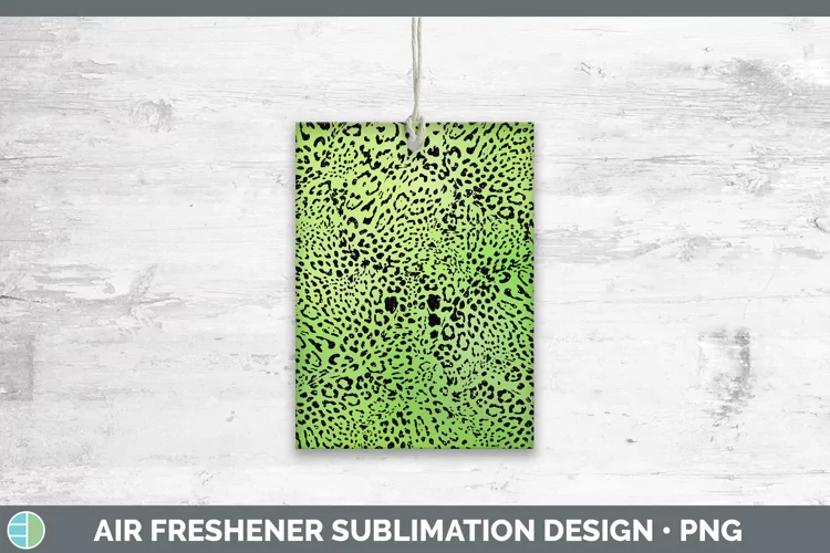Animal Green Jaguar Air Freshener Sublimation Car Freshener