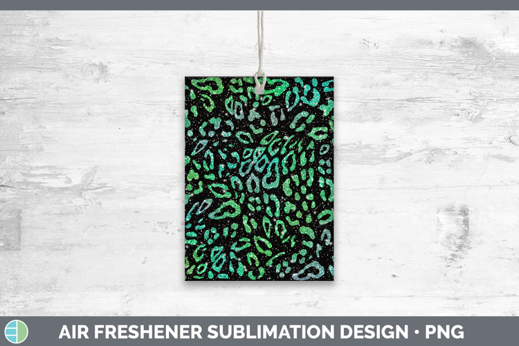 Animal Green Leopard Print Air Freshener Sublimation Car Fre