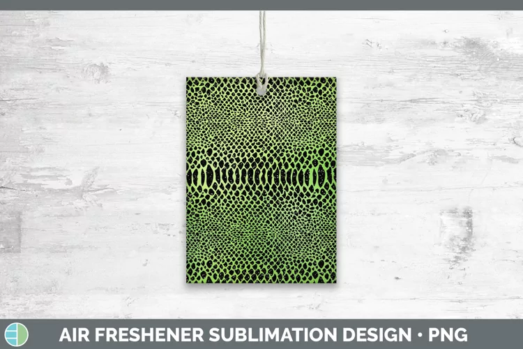 Animal Green Snake Air Freshener Sublimation Car Freshener D