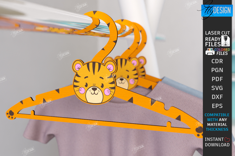 Animal Hanger Laser Cut|Children's Clothes Hanger|Kids Laser