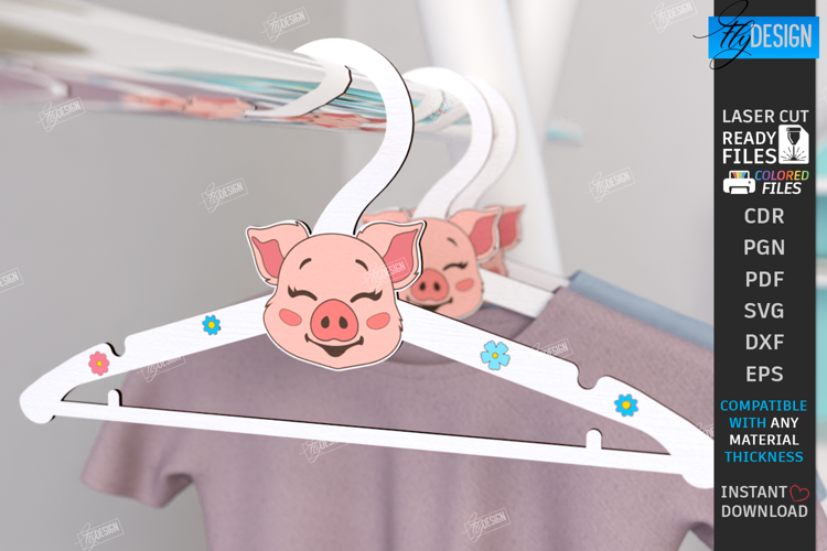 Animal Hanger Laser Cut|Children's Clothes Hanger|Kids Laser
