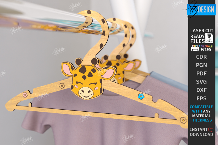 Animal Hanger Laser Cut|Children's Clothes Hanger|Kids Laser