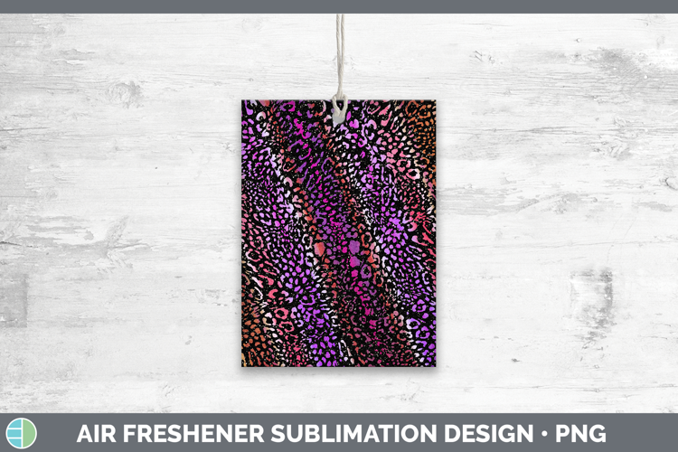 Animal Jaguar Print Air Freshener Sublimation Car Freshener
