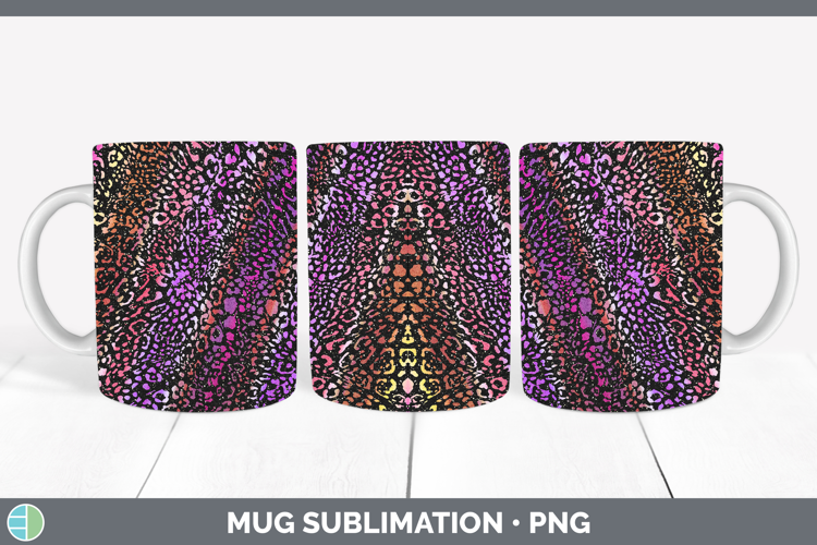Animal Jaguar Print Mug Wrap Sublimation Coffee Cup Designs
