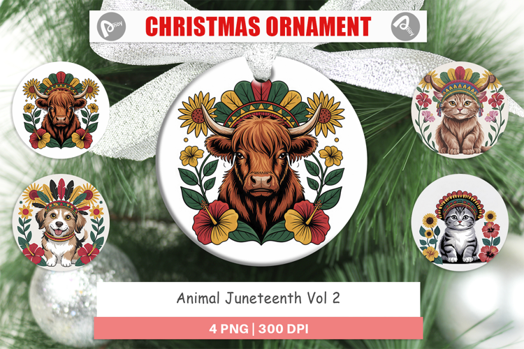 Ornament Juneteenth Animal