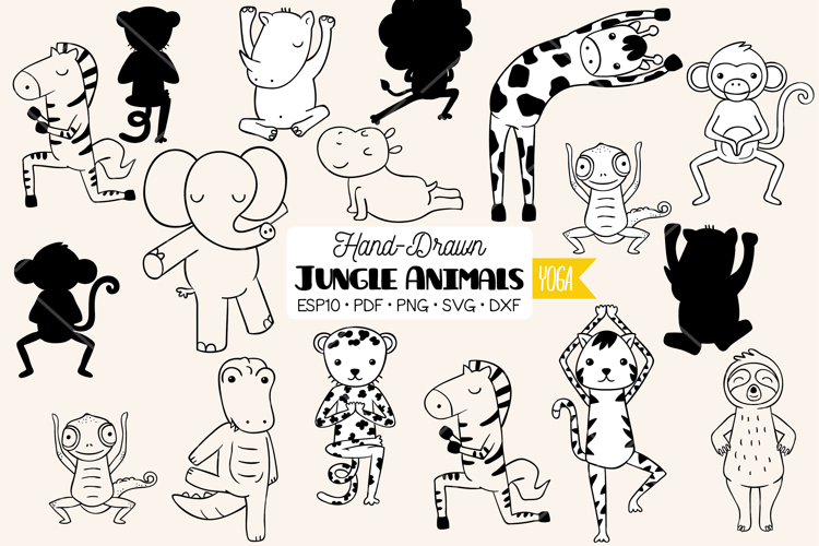 Lion Clipart Black And White Image 19