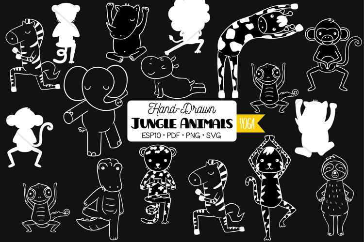 Lion Clipart Black And White Image 20