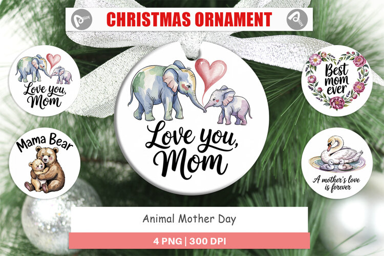 Ornament Mother’s Day Animal example image 1