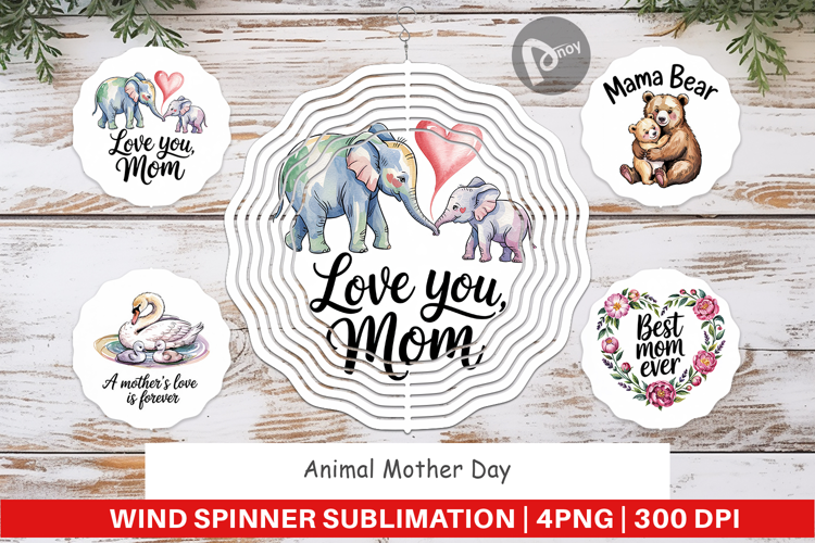 Wind Spinner Mother’s Day Animal
