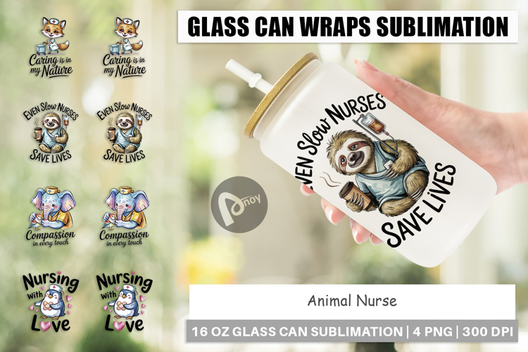 Glass Can Nurse Animal