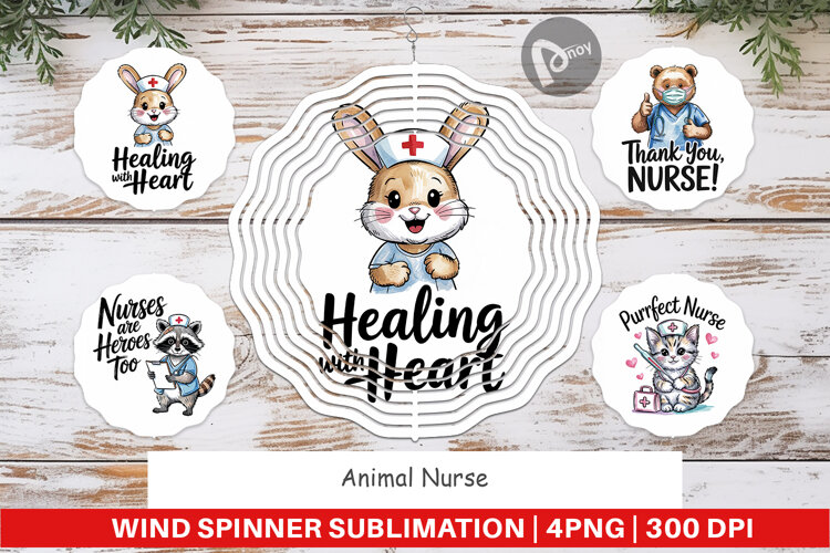 Wind Spinner Nurse Animal example image 1