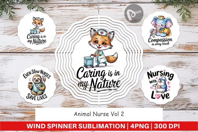 Wind Spinner Nurse Animal