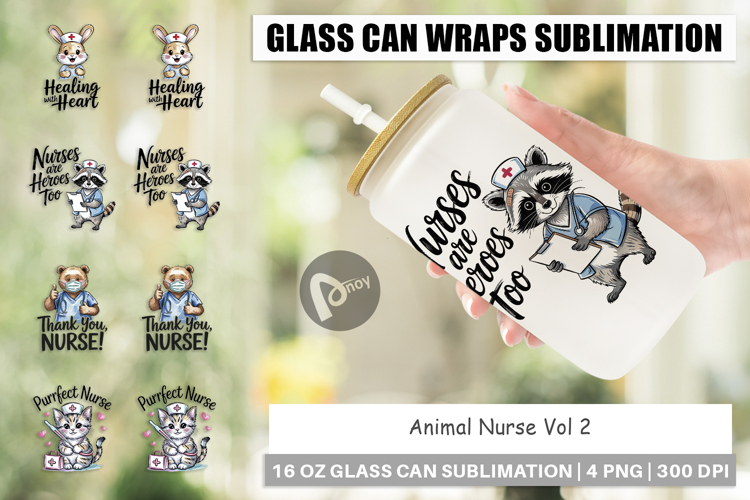 Glass Can Nurse Animal