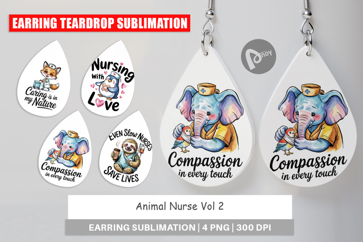 Earring Nurse Animal