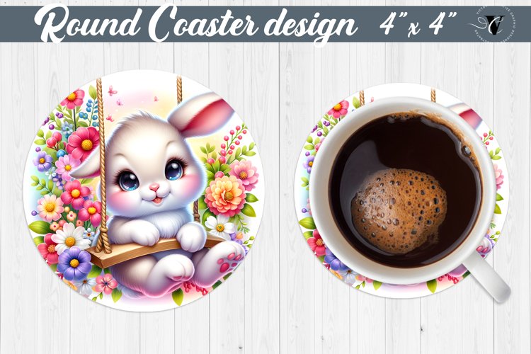 Round Coaster | Baby animals example image 1