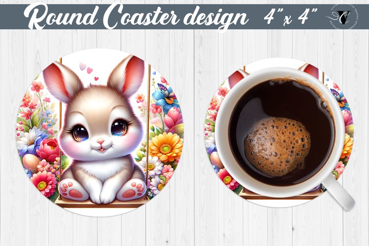 Round Coaster | Baby animals example image 1