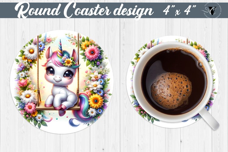 Round Coaster | Baby animals example image 1