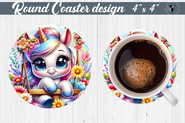 Round Coaster | Baby animals example image 1