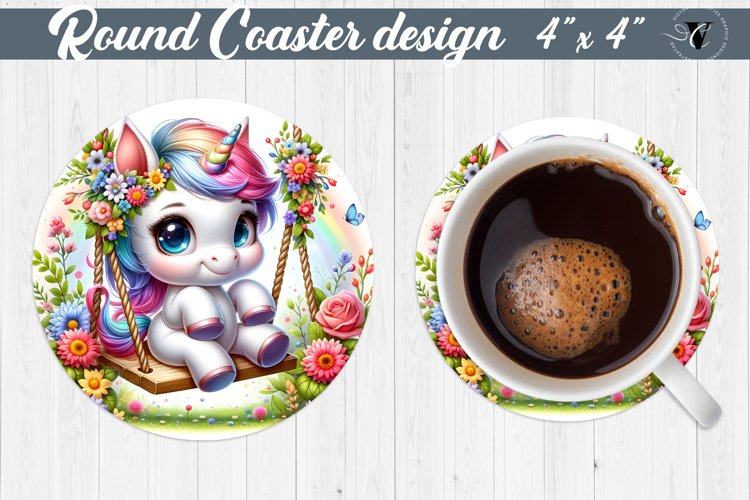 Round Coaster | Baby animals example image 1