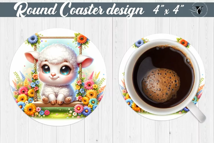 Round Coaster | Baby animals