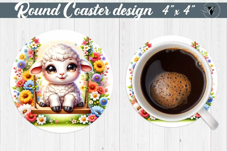 Round Coaster | Baby animals