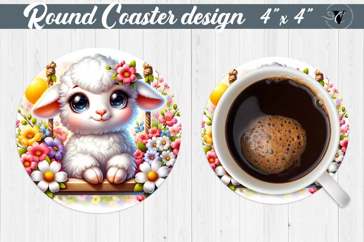 Round Coaster | Baby animals