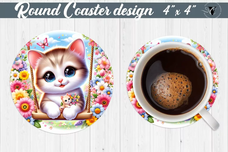 Round Coaster | Baby animals