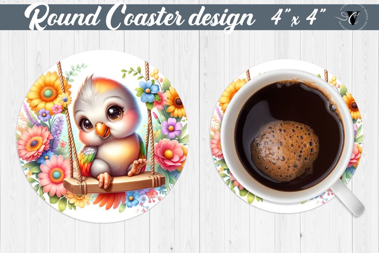 Round Coaster | Baby animals
