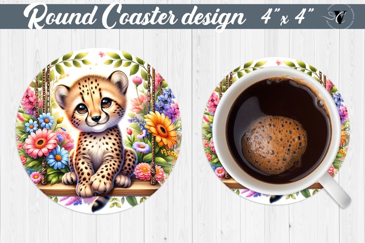 Round Coaster | Baby animals