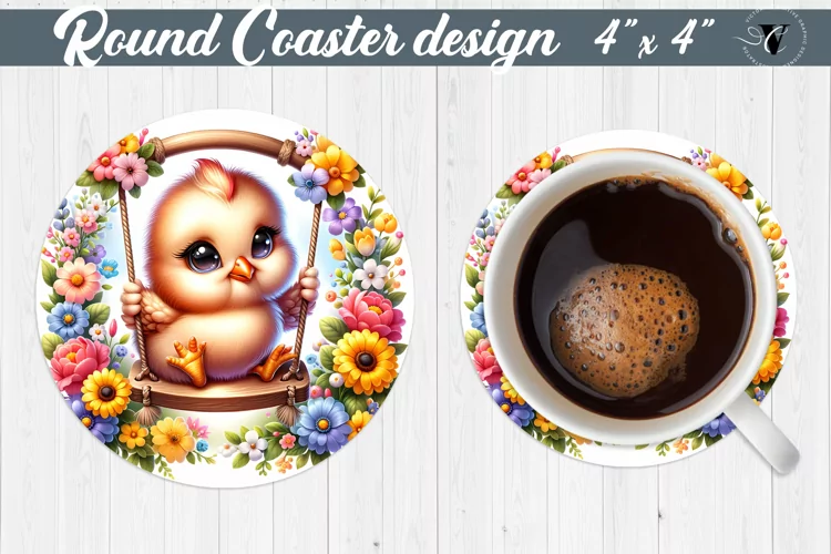 Round Coaster | Baby animals