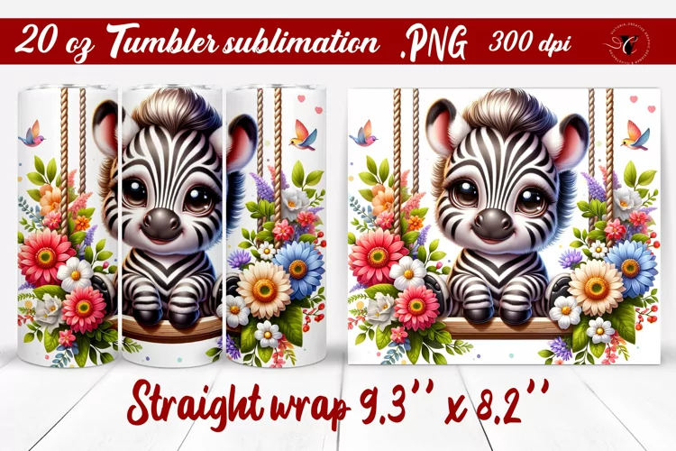 Tumbler wrap | Baby animals | Animal on Swings