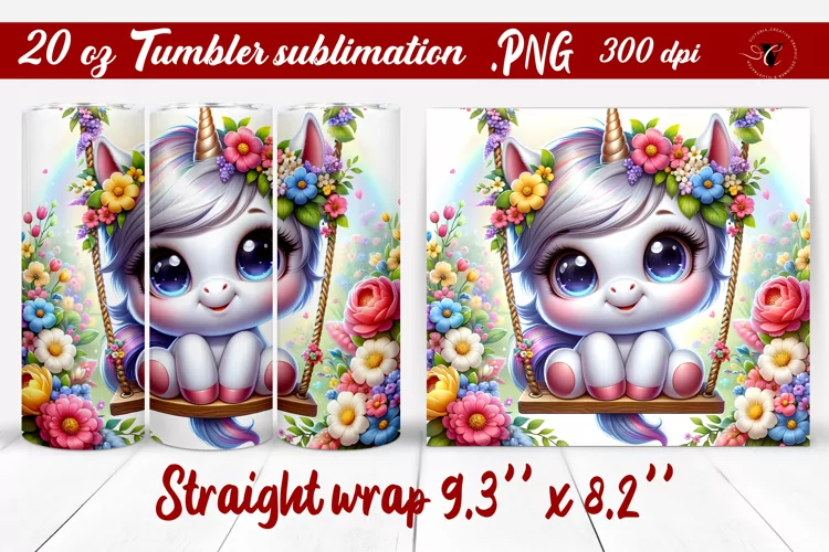 Tumbler wrap | Baby animals | Animal on Swings