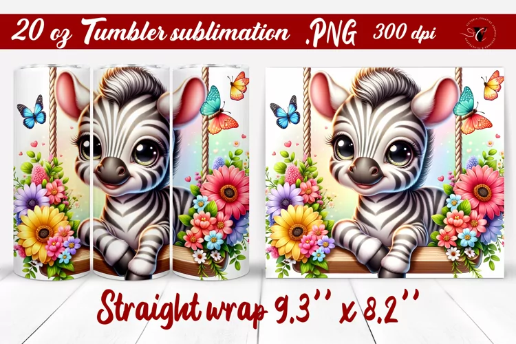 Tumbler wrap | Baby animals | Animal on Swings