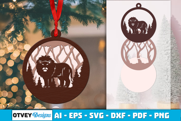 Laser Cut Wood Ornament Image 17