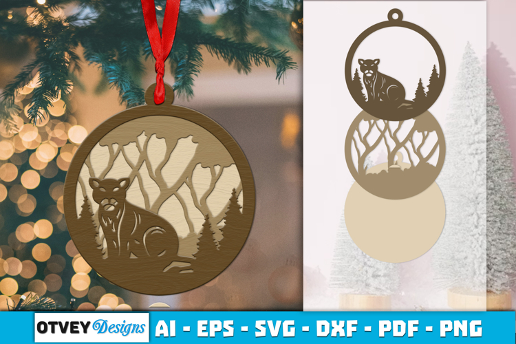 Laser Cut Wood Ornament Image 10