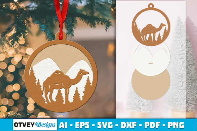Laser Cut Wood Ornament Image 9