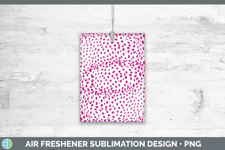 Animal Pink Cheetah Air Freshener Sublimation Car Freshener